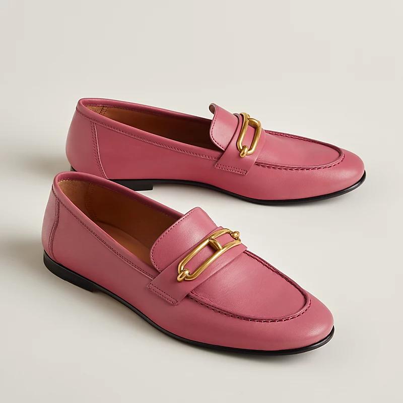 Giày Hermes Colette Loafer Nữ Hồng